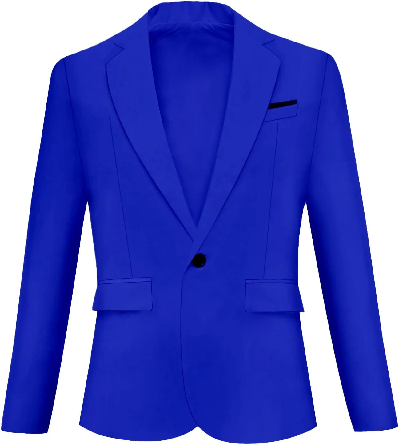 Mens Blazer,Men's One Button Suit Jacket Slim Fit Casual Dinner Wedding Party Prom Business Coat