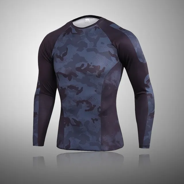 Men's Compression Speed Line Thermal Quick Dry Underwear T-Shirt