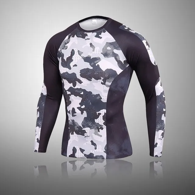 Men's Compression Speed Line Thermal Quick Dry Underwear T-Shirt