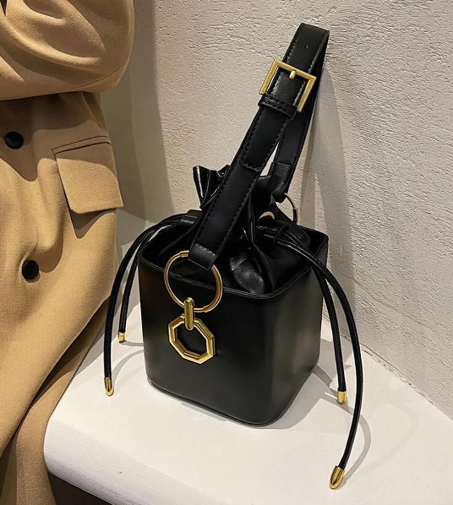 Mini Crossbody Bags For Women Small Bucket Bag For Work Casual Vegan Leather Shoulder Bag Fashion Satchel Purse Handbag 2025