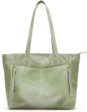 Missnine Tote Bag for Women with Zipper, Leather Purse and Handbags, Ladies Top-handle Shoulder Bags for Work, Casual, Travel