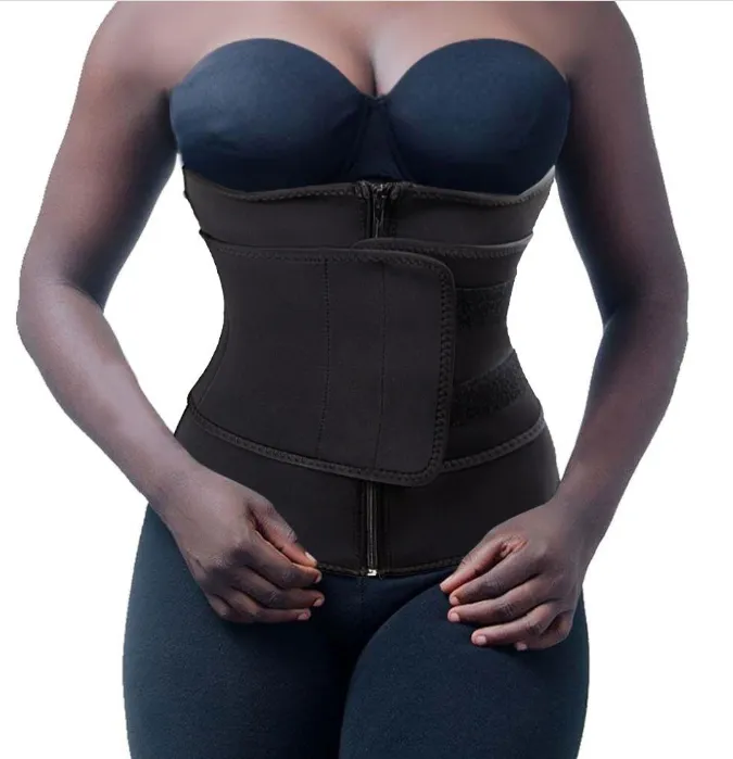 Neoprene Waist Trainer Compression Sauna Sweat Fitness Velcro & Zipper