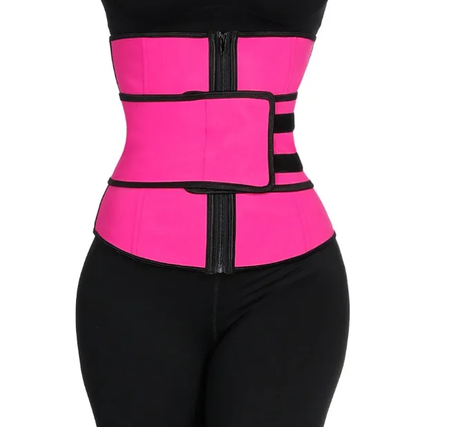 Neoprene Waist Trainer Compression Sauna Sweat Fitness Velcro & Zipper