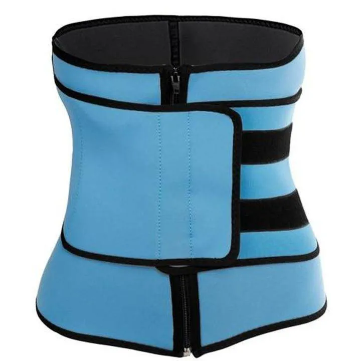 Neoprene Waist Trainer Compression Sauna Sweat Fitness Velcro & Zipper