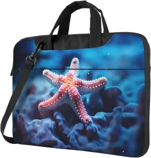 Ocean starfish Print Work Casual Office Laptop Shoulder Messenger Bag 13 inch 14 inch 15.6 inch