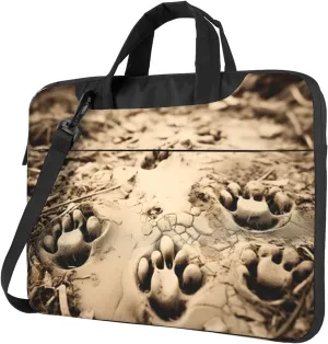 Paw Prints Print Work Casual Office Laptop Shoulder Messenger Bag 13 inch 14 inch 15.6 inch