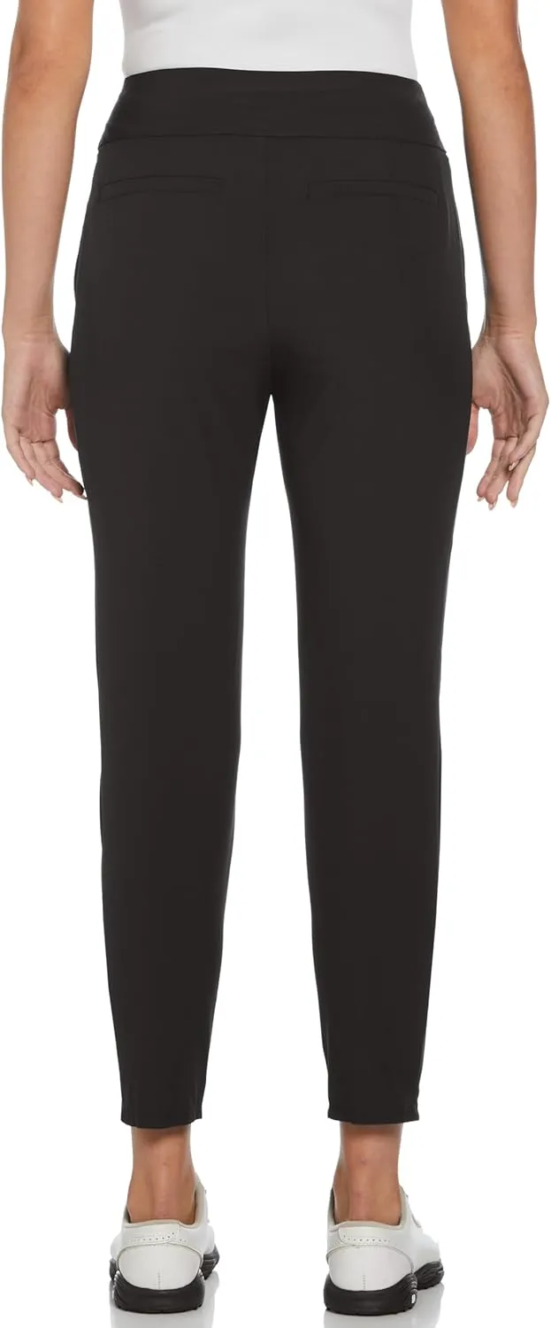 PGA TOUR Women's 27" Inseam-Stretch Woven Ankle Pants