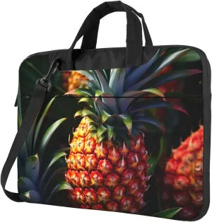 Pineapple Print Work Casual Office Laptop Shoulder Messenger Bag 13 inch 14 inch 15.6 inch