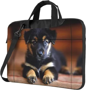 puppies dog Print Work Casual Office Laptop Shoulder Messenger Bag 13 inch 14 inch 15.6 inch