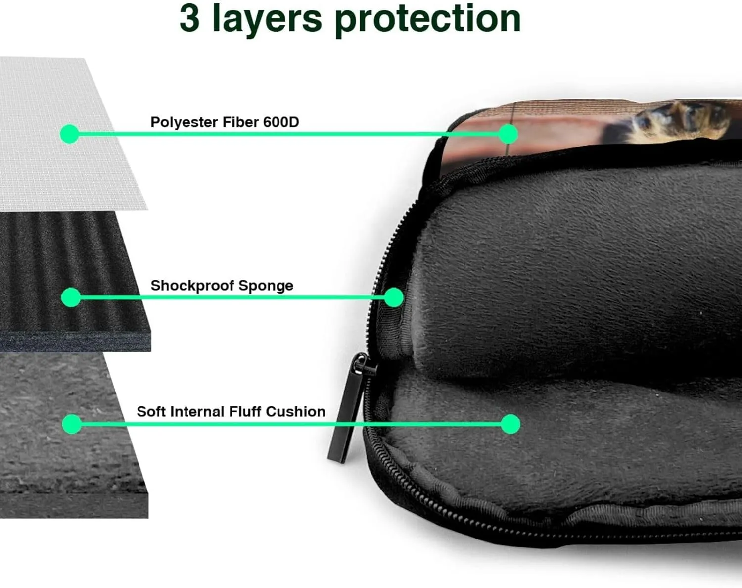 puppies dog Print Work Casual Office Laptop Shoulder Messenger Bag 13 inch 14 inch 15.6 inch