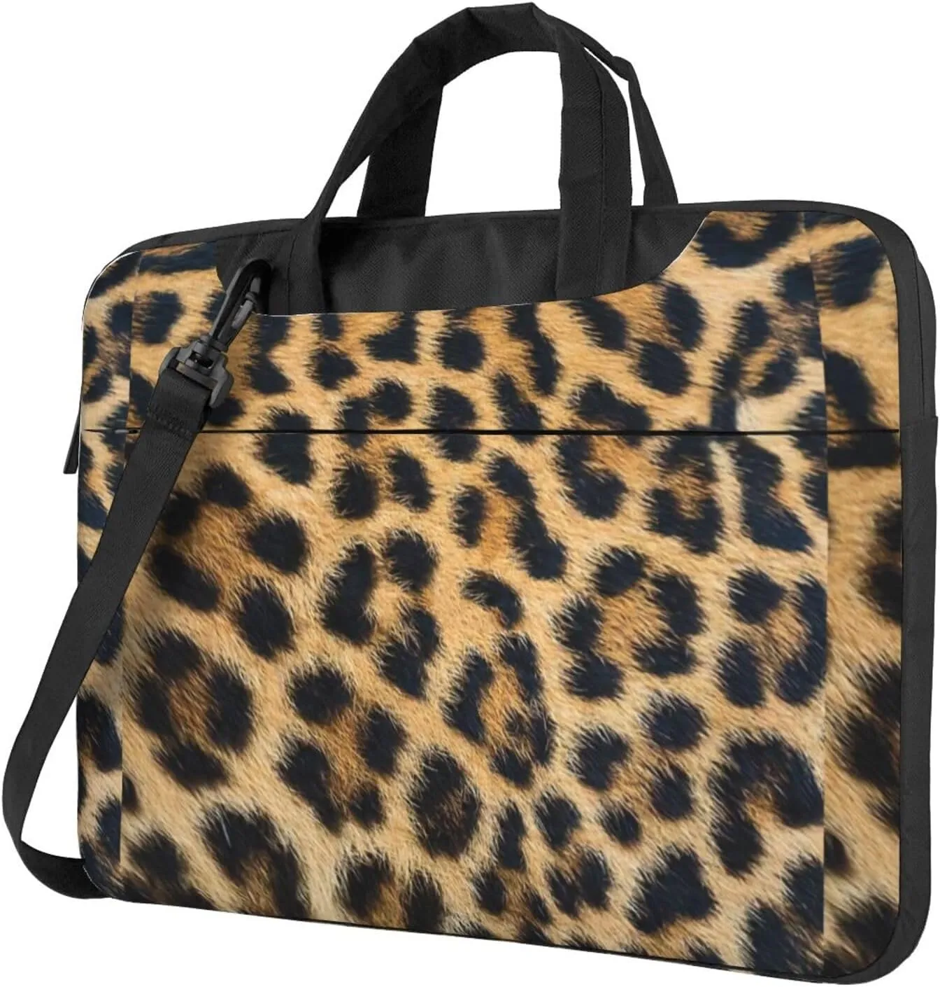 Rough Leopard print Print Work Casual Office Laptop Shoulder Messenger Bag 13 inch 14 inch 15.6 inch