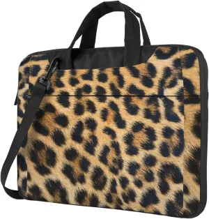 Rough Leopard print Print Work Casual Office Laptop Shoulder Messenger Bag 13 inch 14 inch 15.6 inch