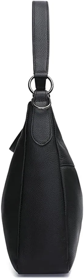 Slouchy Hobo Bags for Women Genuine Leather Large Shoulder Bag Crossbody Purse Satchel Tote Handbag Top Handle Bag