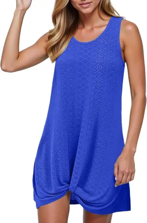 Sundresses for Women 2025 Summer Boho Halter Deep V Neck Shundress Patchwork Mini Dresses Going Out Short Dress