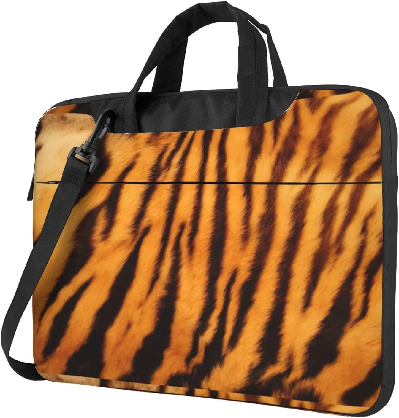 Tiger Striped Pattern Print Work Casual Office Laptop Shoulder Messenger Bag 13 inch 14 inch 15.6 inch