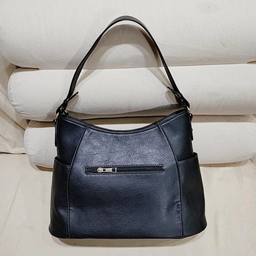Tote Bag for Women Fashion PU Leather Hobo Shoulder Bags with Zipper for Work, Casual, Travel