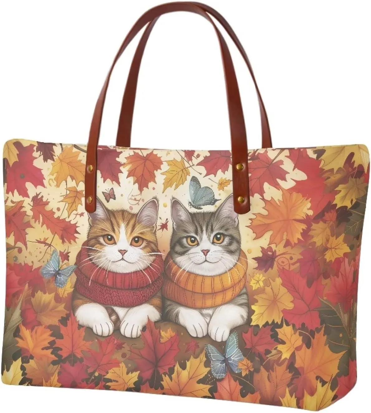 Tote Bag for Women Leather Purse and Handbags Ladies Top-handle Shoulder Bags for Work, Casual, Travel