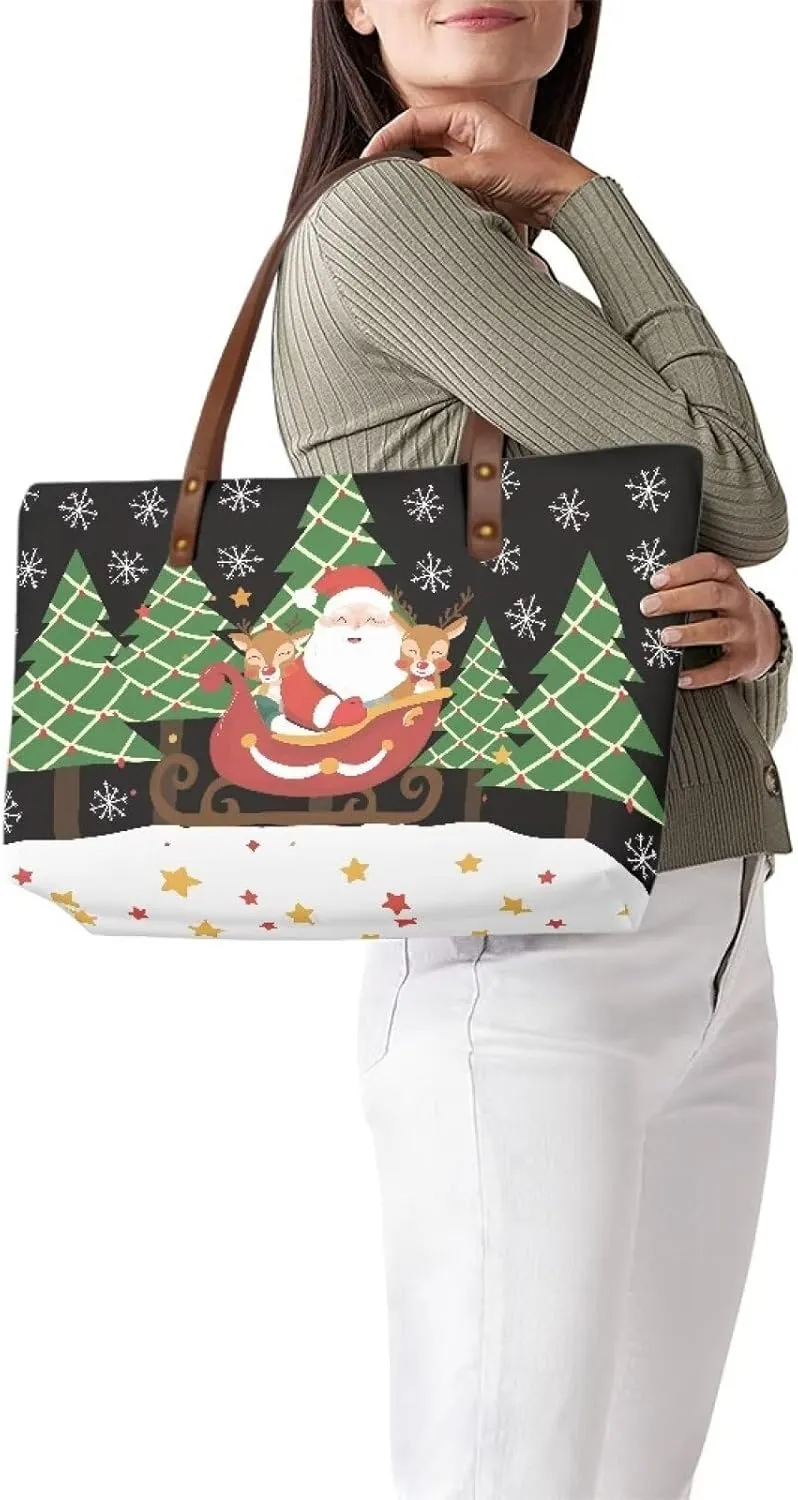 Tote Bag for Women Leather Purse and Handbags Ladies Top-handle Shoulder Bags for Work, Casual, Travel