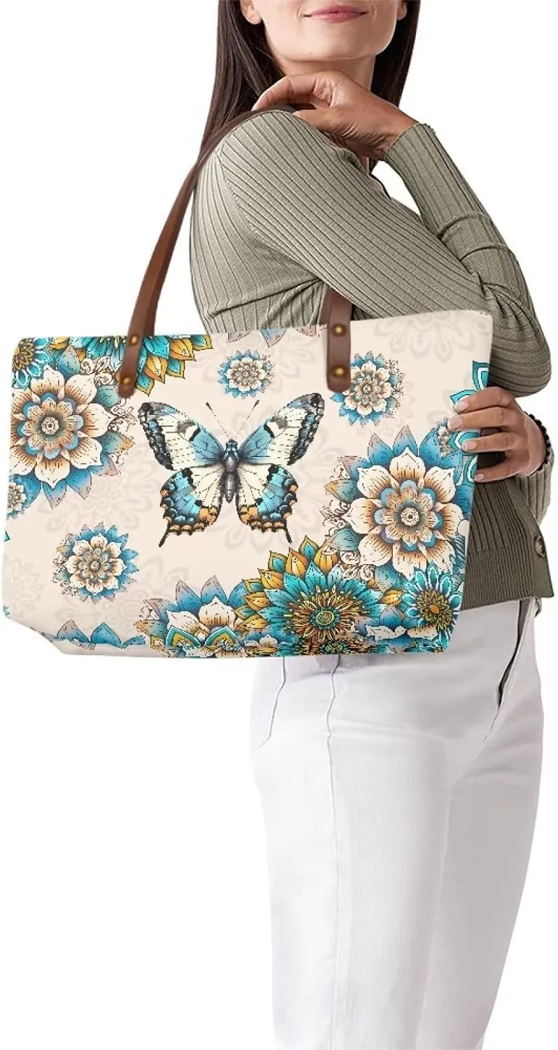 Tote Bag for Women Leather Purse and Handbags Ladies Top-handle Shoulder Bags for Work, Casual, Travel