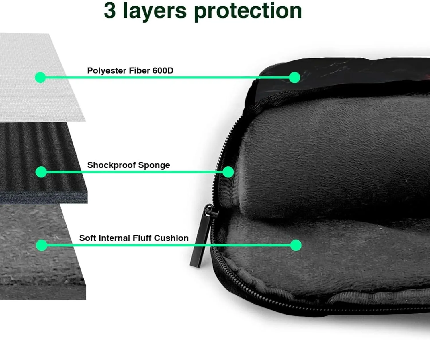 volcano Print Work Casual Office Laptop Shoulder Messenger Bag 13 inch 14 inch 15.6 inch