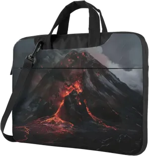 volcano Print Work Casual Office Laptop Shoulder Messenger Bag 13 inch 14 inch 15.6 inch