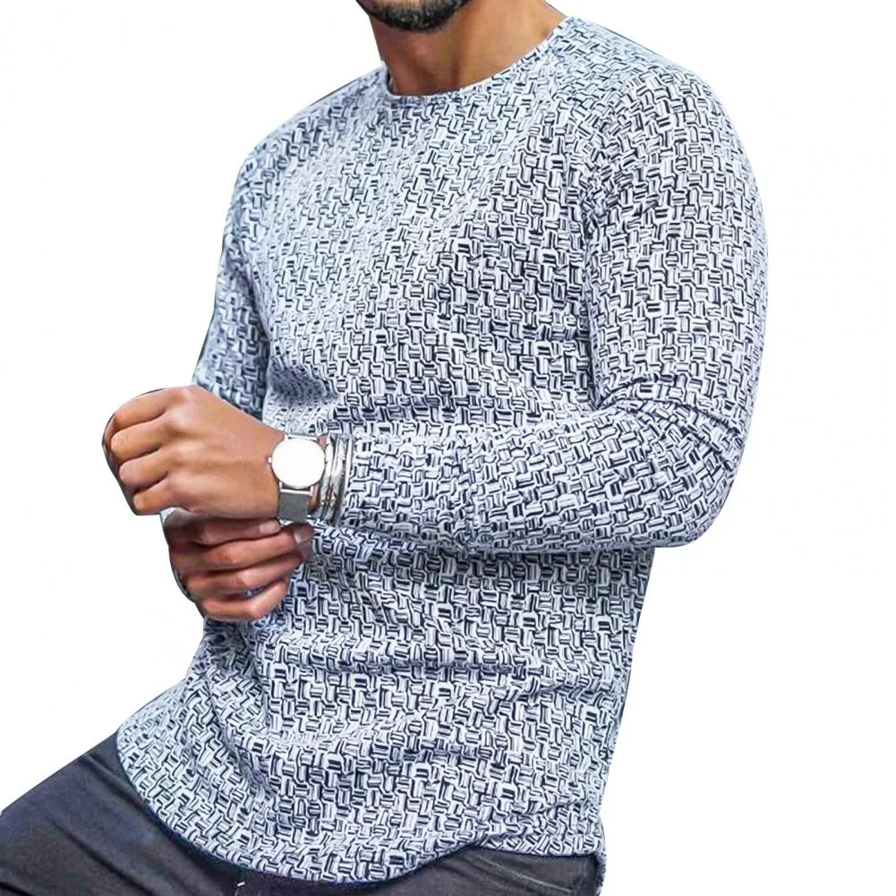 West Louis Blend Stripe Plaid Streetwear Pullover