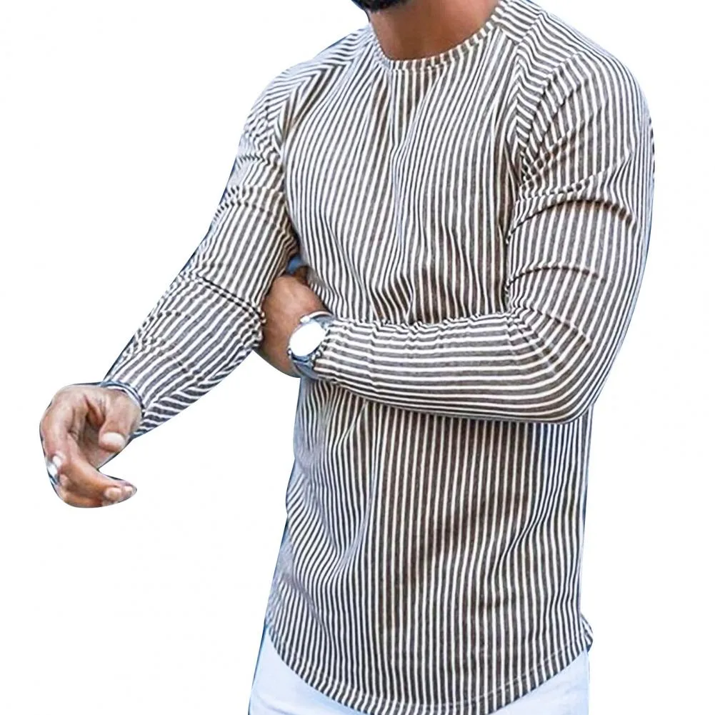 West Louis Blend Stripe Plaid Streetwear Pullover
