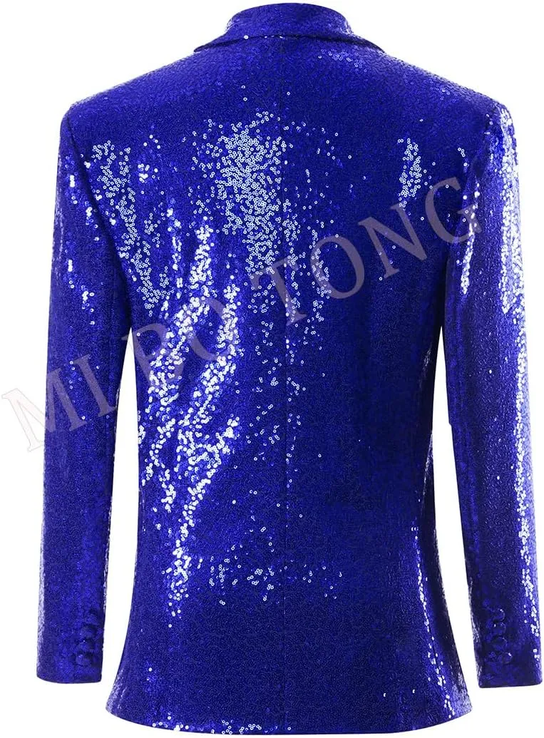 Women Black Sequins Suits Set Sequins Blazer Sparkly Glitter Wedding Party Wear Suits Blazer and Pants Set