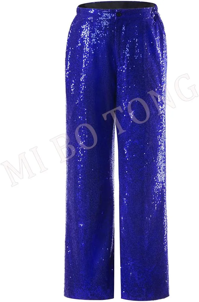 Women Black Sequins Suits Set Sequins Blazer Sparkly Glitter Wedding Party Wear Suits Blazer and Pants Set
