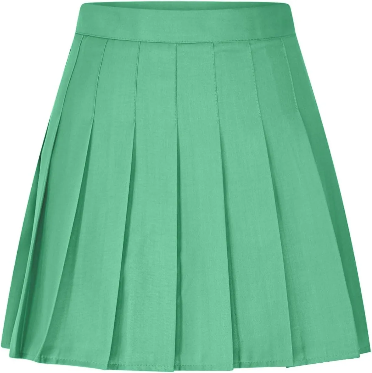 Women Pleated Skirt High Waisted Athletic Golf Tennis Skorts with Shorts Solid Color Fashion Prom Homecoming Skirts