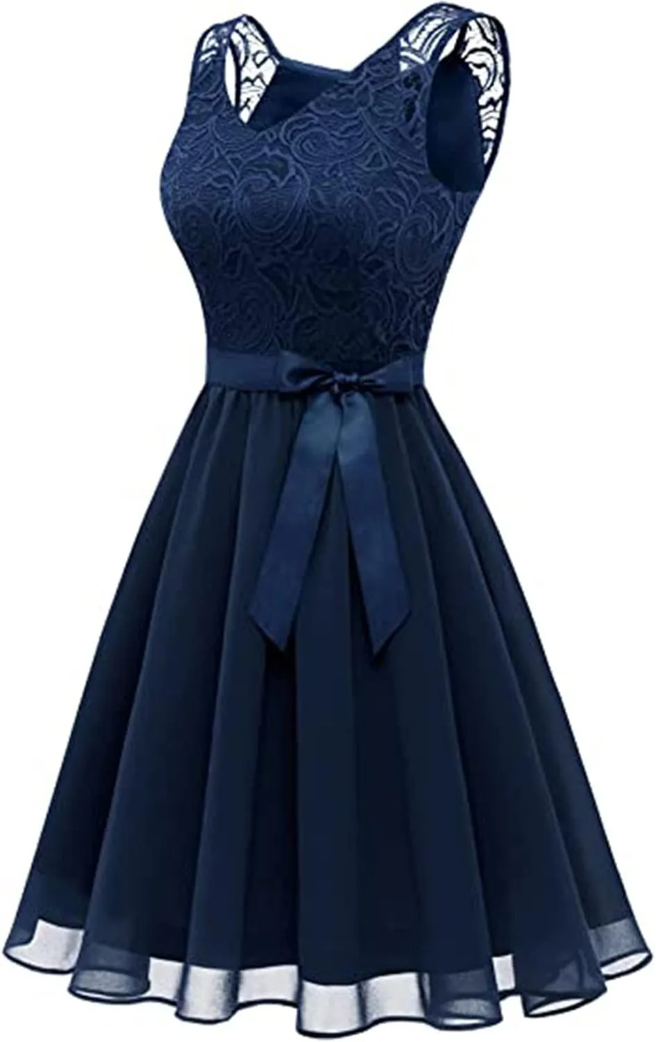 Women's Bridesmaid Dress 2024 Short Prom Dress Ruffle Wedding Guest Cocktail Dress Lace Floral Homecoming Dresses