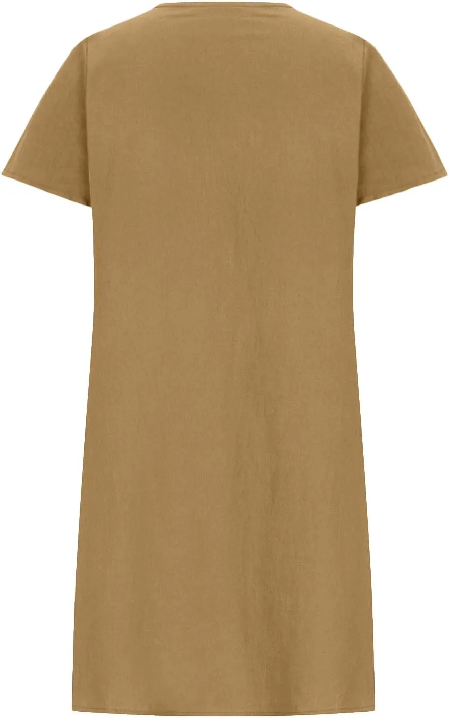 Women's Cotton Linen Midi Dress Plus Size Cap Sleeve Pleated Summer Dresses Vacation 2025 Crew Neck Casual Sundress Fashion