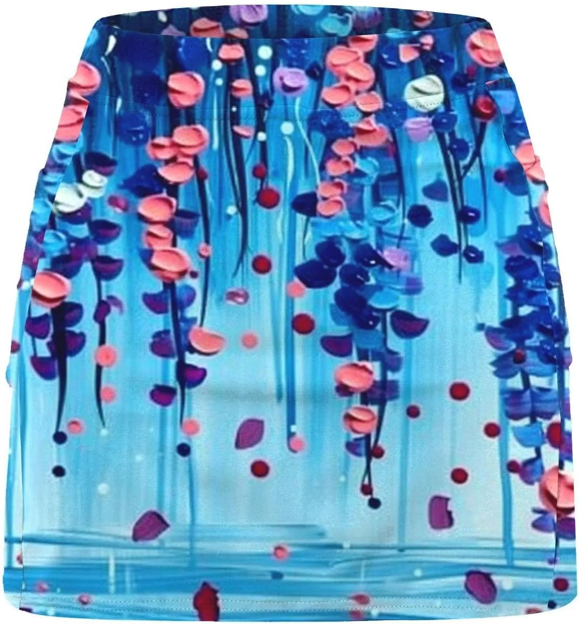 Women's Sports Skorts Floral Print Running Exercise Yoga Mini Skirt Workout Gym Athletic 2 in 1 Tennis Shorts Activewear 2024