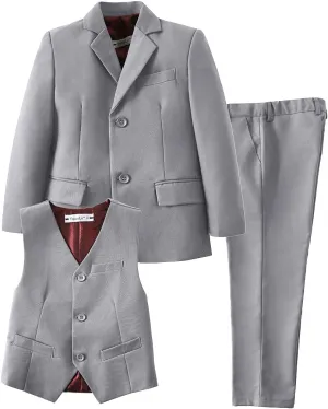 YuanLu Suits for Boys Ring Bearer Outfit Formal Vest and Pants Suit for Boy Wedding Suits Set