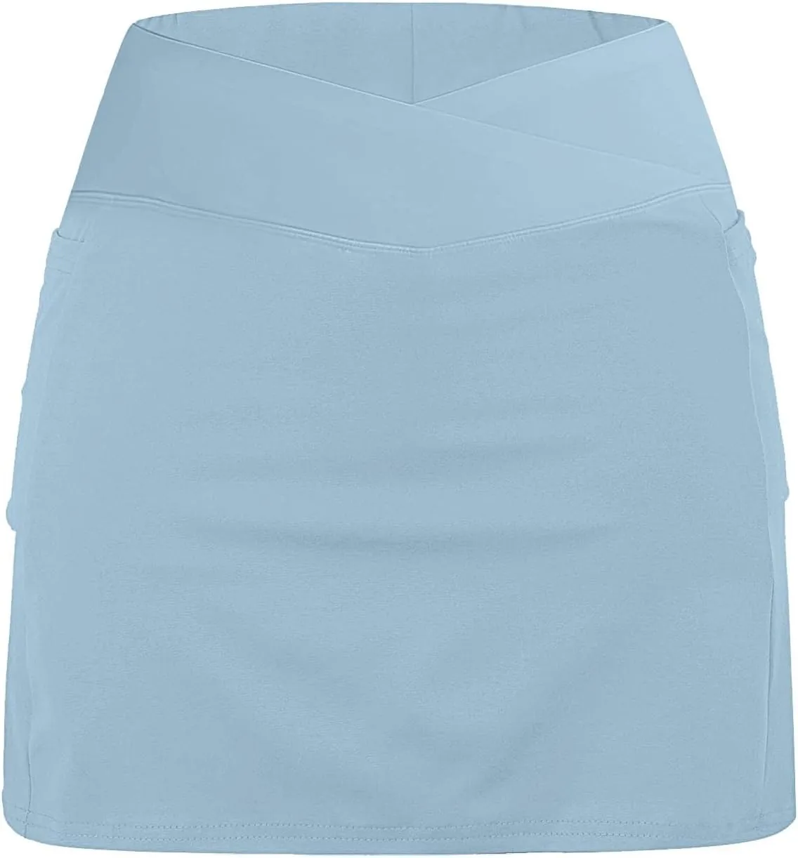 ZYXTIM Golf Skirts for Women with Shorts Crossover High Waisted Athletic Skorts Plus Size Stertch Quick Dry Workout Skirt