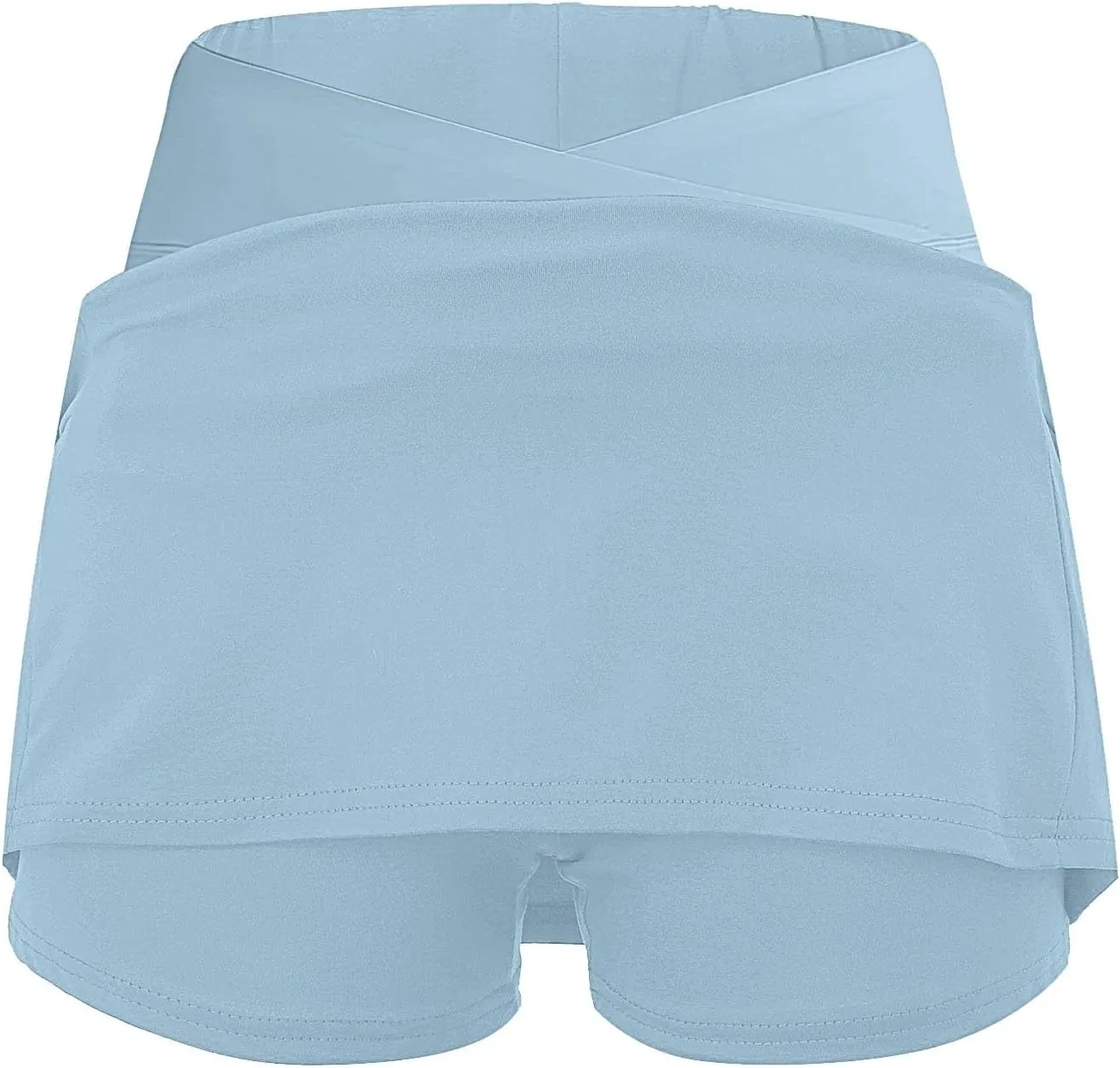 ZYXTIM Golf Skirts for Women with Shorts Crossover High Waisted Athletic Skorts Plus Size Stertch Quick Dry Workout Skirt